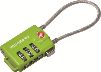 munkees TSA Zahlenschloss mit 3-stelligem Code