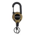 munkees Schlüsselanhänger mit Karabiner und Zugring in Silber