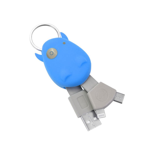 munkees Hippo Schlüsselanhänger USB-C Ladekabel