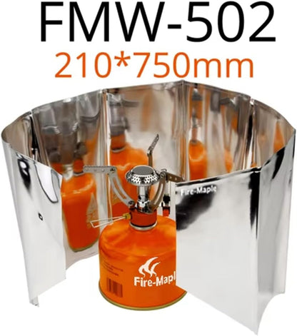 FMW-502 Windschutz Detailansicht der faltbaren Aluminium-Lamellen