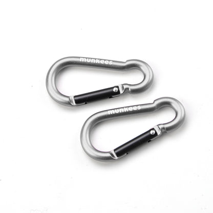 munkees Karabiner Birnenform 2 Stück Verpackung Produktübersicht