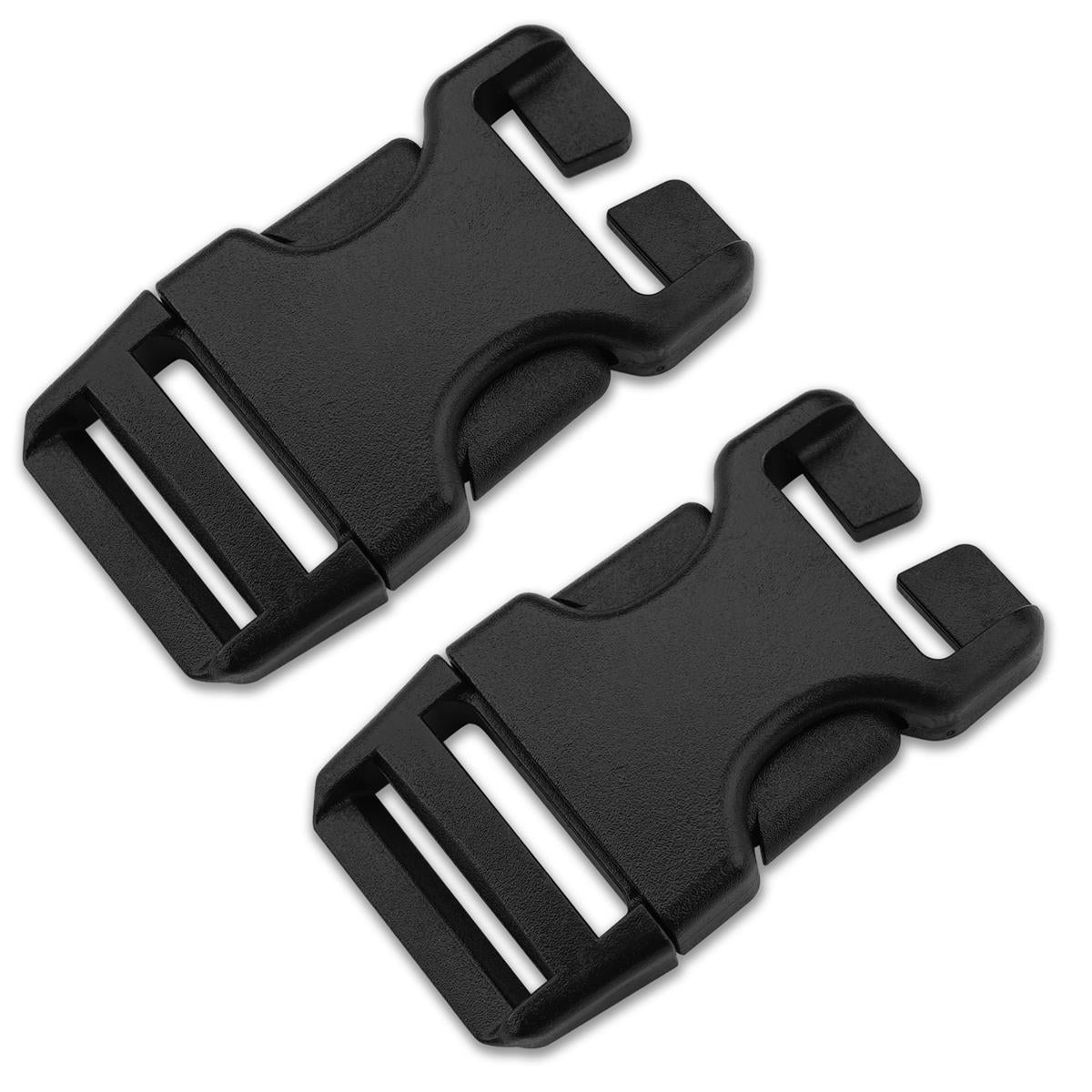 Schnell-Steckverschluss 25 mm schwarz – Detailansicht der Rastmechanik geöffnet