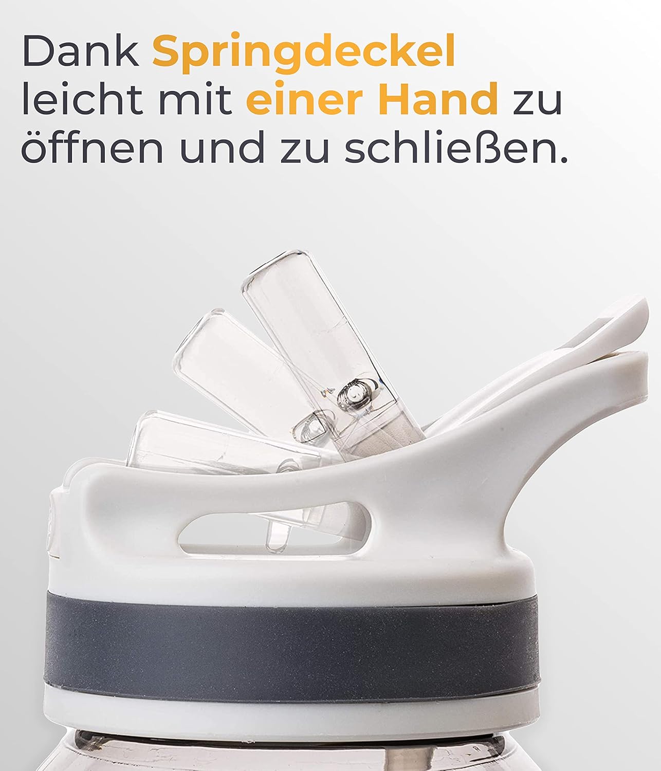 Verschlussmechanismus AceCamp TRITAN Trinkflasche 350 ml Detail geschlossen