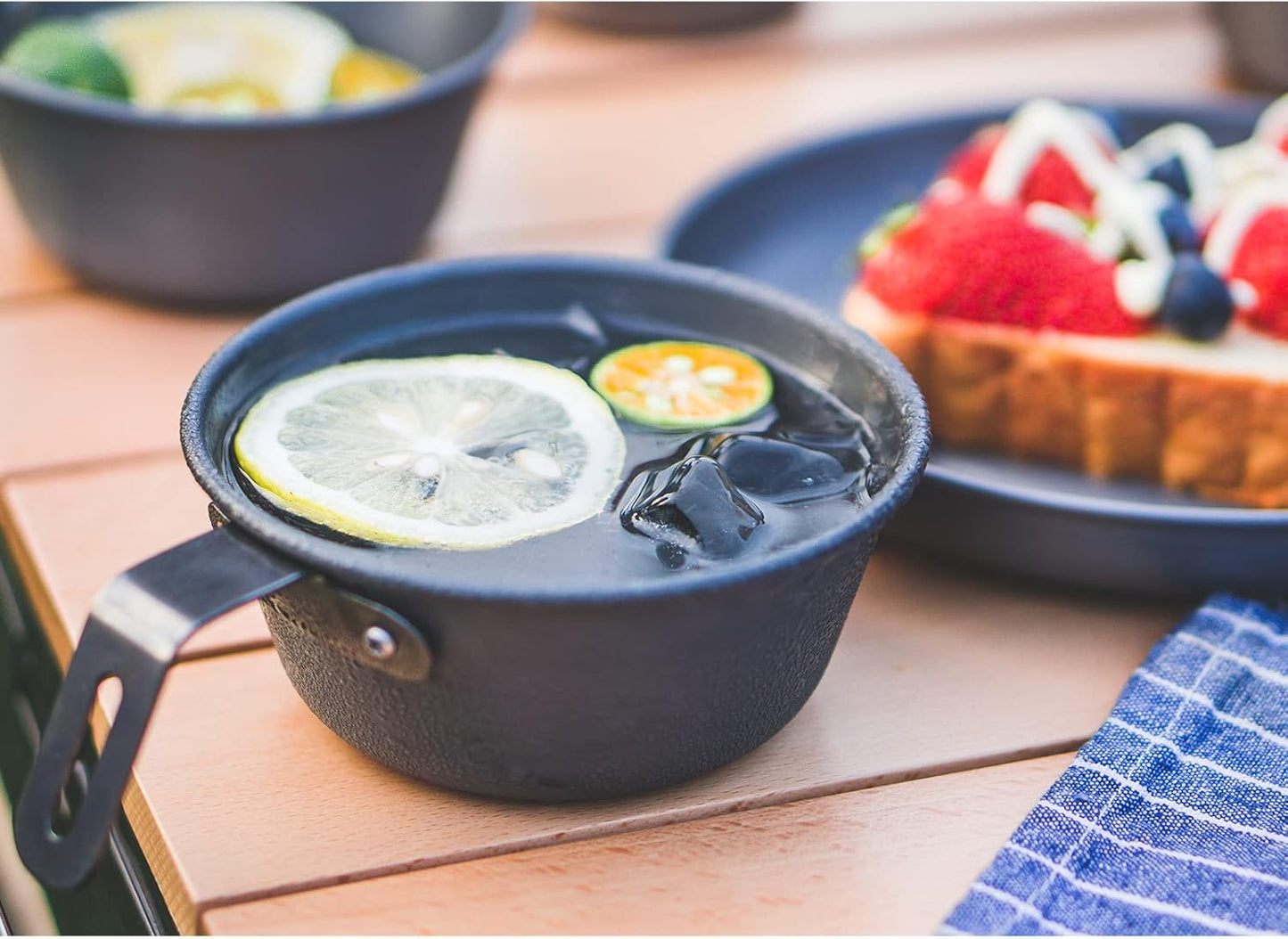 Gourmet Set Outdoor-Küche praktische Tragetasche mit Reißverschluss