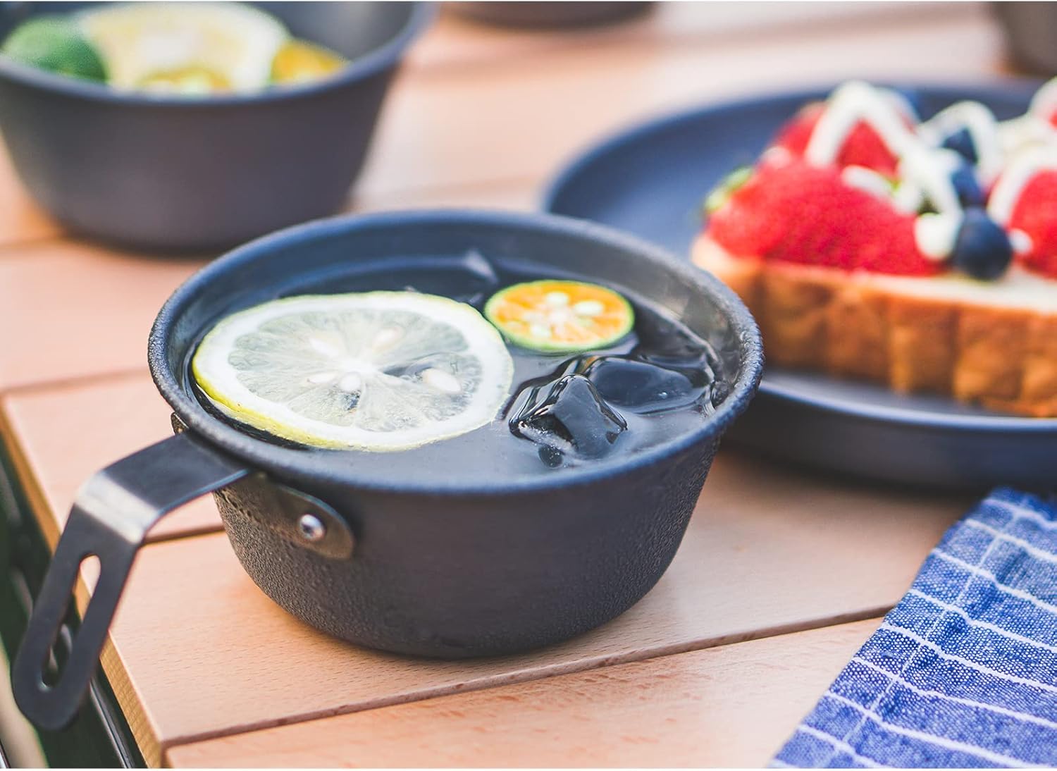 Gourmet Set Outdoor-Küche praktische Tragetasche mit Reißverschluss