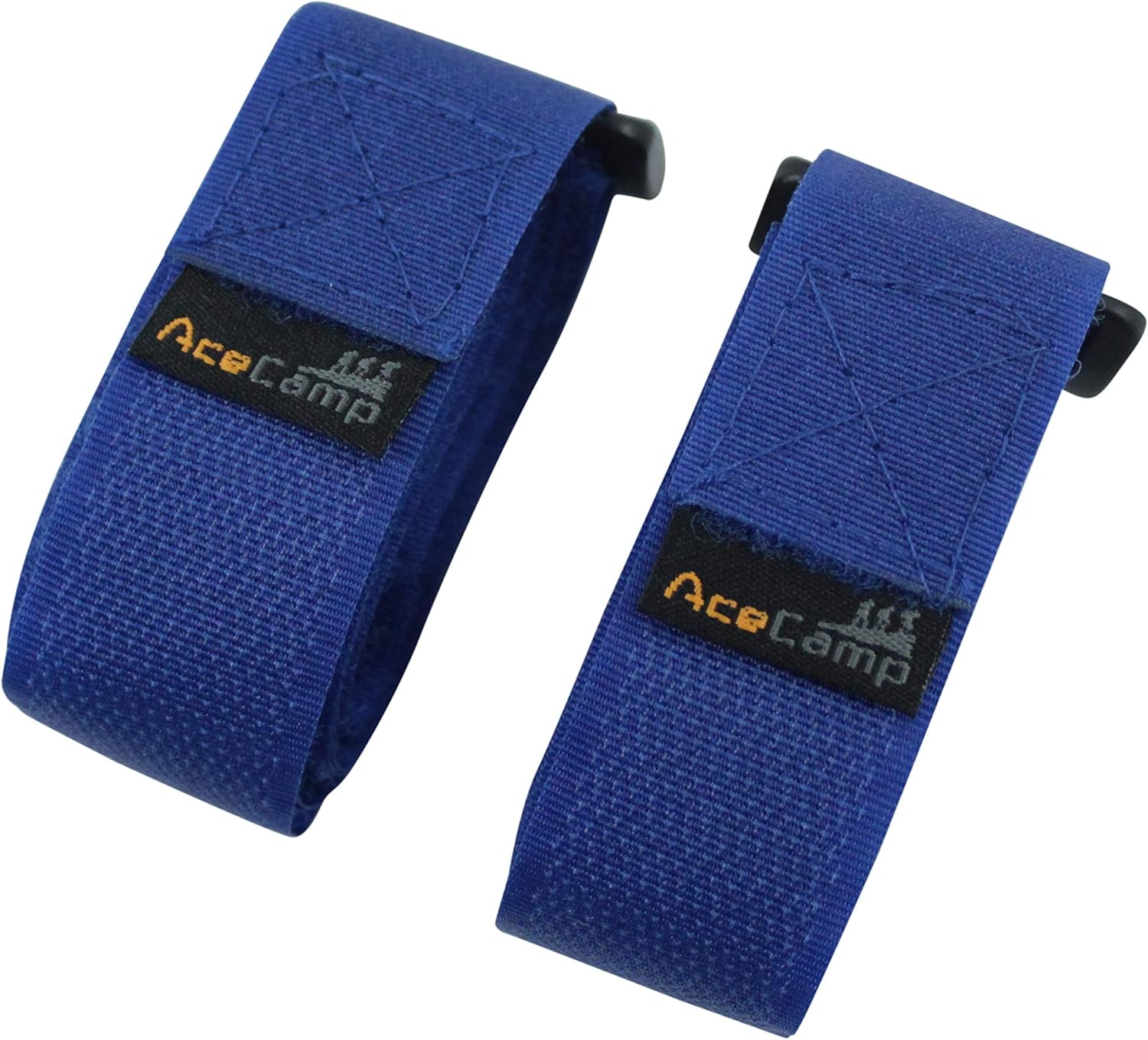 AceCamp Klettgurt 2er-Set 2,5 x 60 cm in Blau – Produktansicht