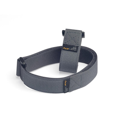 AceCamp Klettgurt 60 cm Detailansicht Klettverschluss und Materialstruktur grau