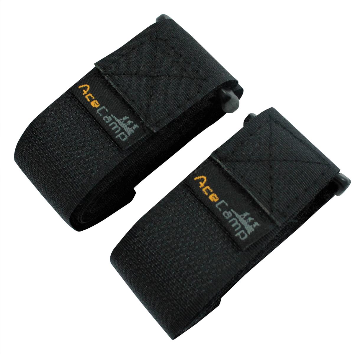 AceCamp Klettgurt Packriemen 60 cm Schwarz 4er-Set Hauptansicht