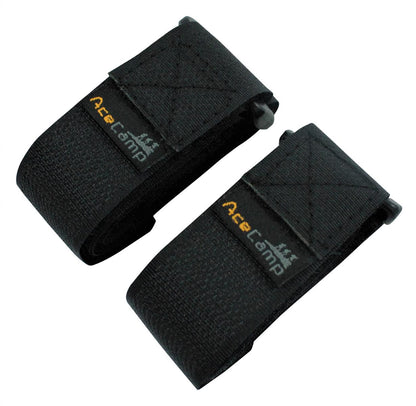 AceCamp Klettgurt Packriemen 60 cm Schwarz 4er-Set Hauptansicht