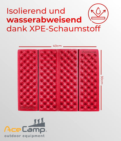 AceCamp Sitzkissen Gewichtsangabe auf Verpackung ultraleicht Outdoor