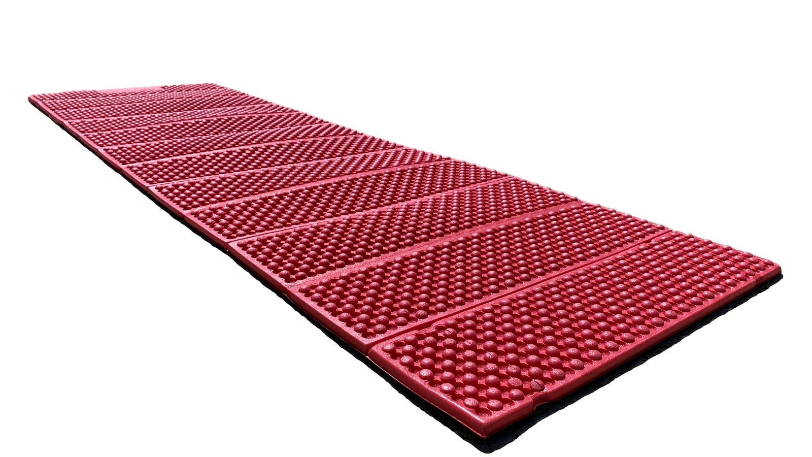 AceCamp Chill Star Liegematte Rot – Detailansicht der Polsterung