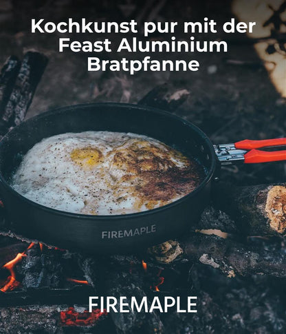 Detailansicht des Klappgriffs der Fire-Maple FP Campingpfanne 0,9L
