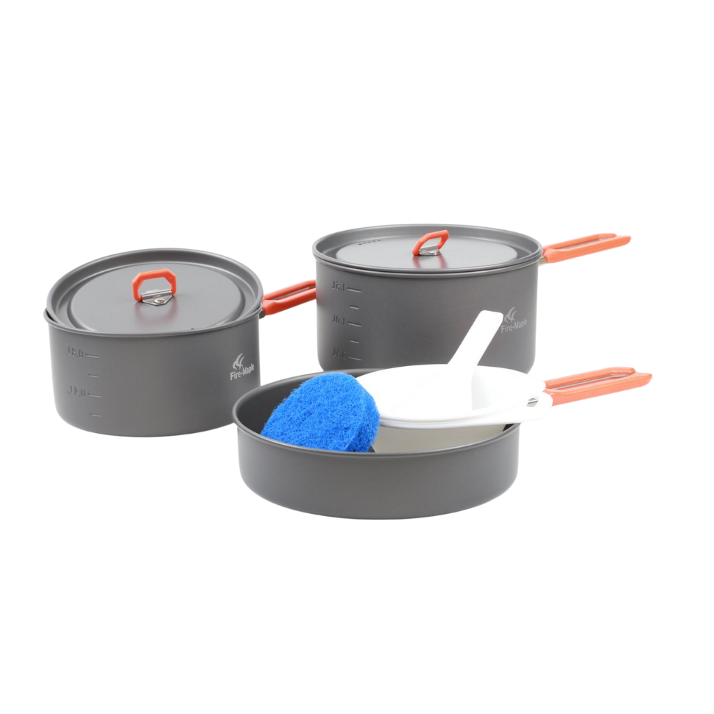 Fire-Maple Feast 3 Orange Kochgeschirr-Set für 3–4 Personen Hauptansicht