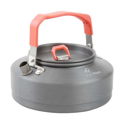 Feast T3 Orange Wasserkessel 0,8L aus Aluminium Frontansicht