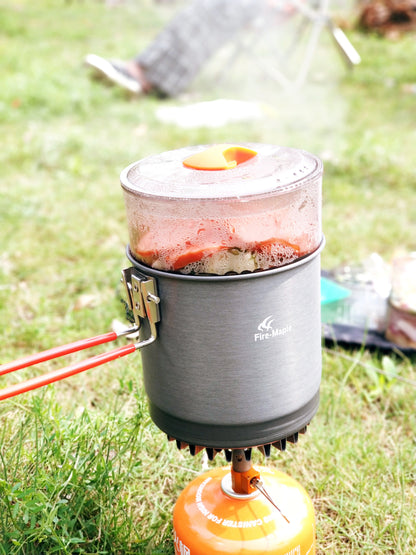 Fire Maple Island Campingkocher Maßangaben technische Zeichnung Übersicht