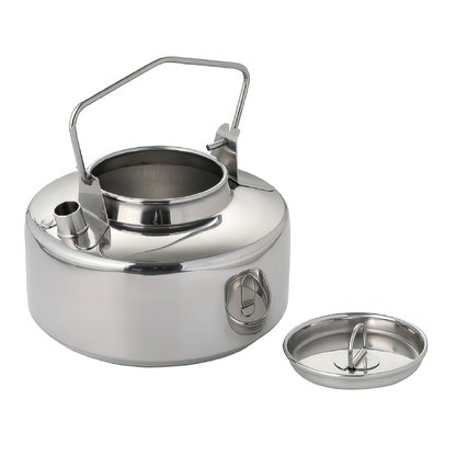 Fire-Maple Antarcti 1L Edelstahl Camping-Wasserkocher Gesamtansicht silber