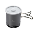 FMC-XK6 White Camping-Kochtopf aus Aluminium in der Frontansicht