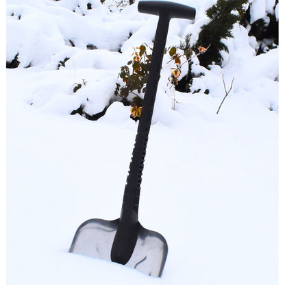 AceCamp Schneeschaufel 2591 Teleskopstiel ausgezogen mit Griffdetail von oben