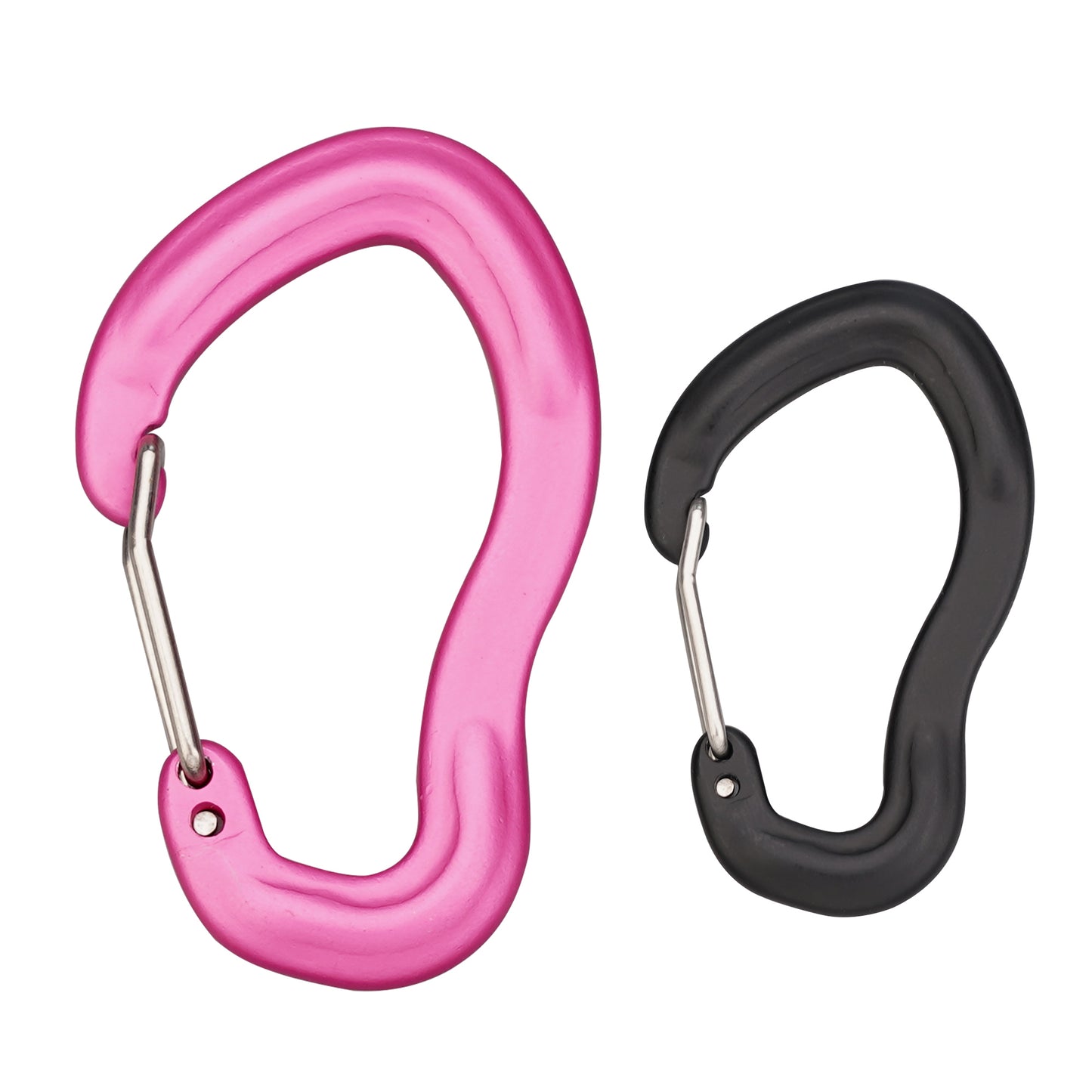 Munkees Karabiner 2er Set Verpackung mit Produktbeschreibung und Markenlogo