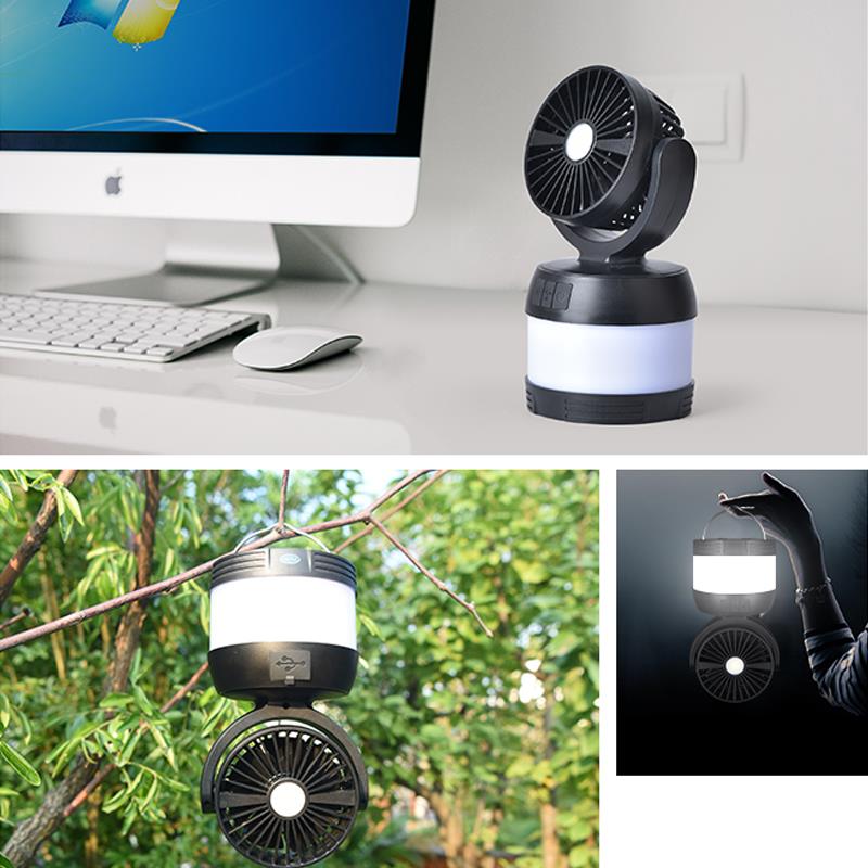 NOTOS Ventilatorlampe Ventilatorfunktion mit sichtbaren Rotorblättern