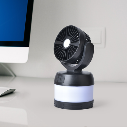 NOTOS Ventilatorlampe Verpackung mit Produktbeschreibung und Logo