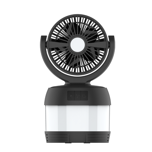 NOTOS Ventilatorlampe mit LED und Powerbank-Funktion in Weiß