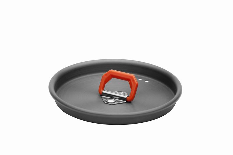 Faltbarer Griff des Fire-Maple XT2 Camping Kessels aus der Nähe